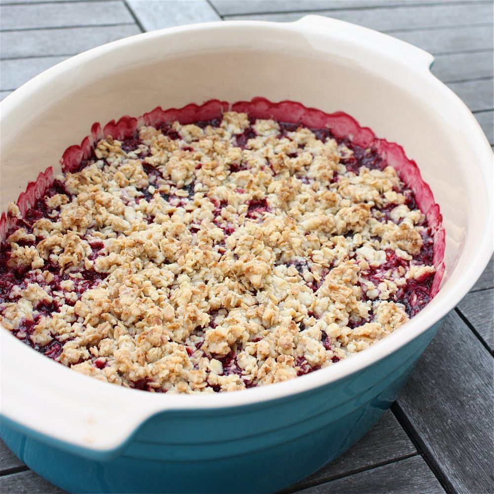 Mixed Berry Crumble A Big Mouthful