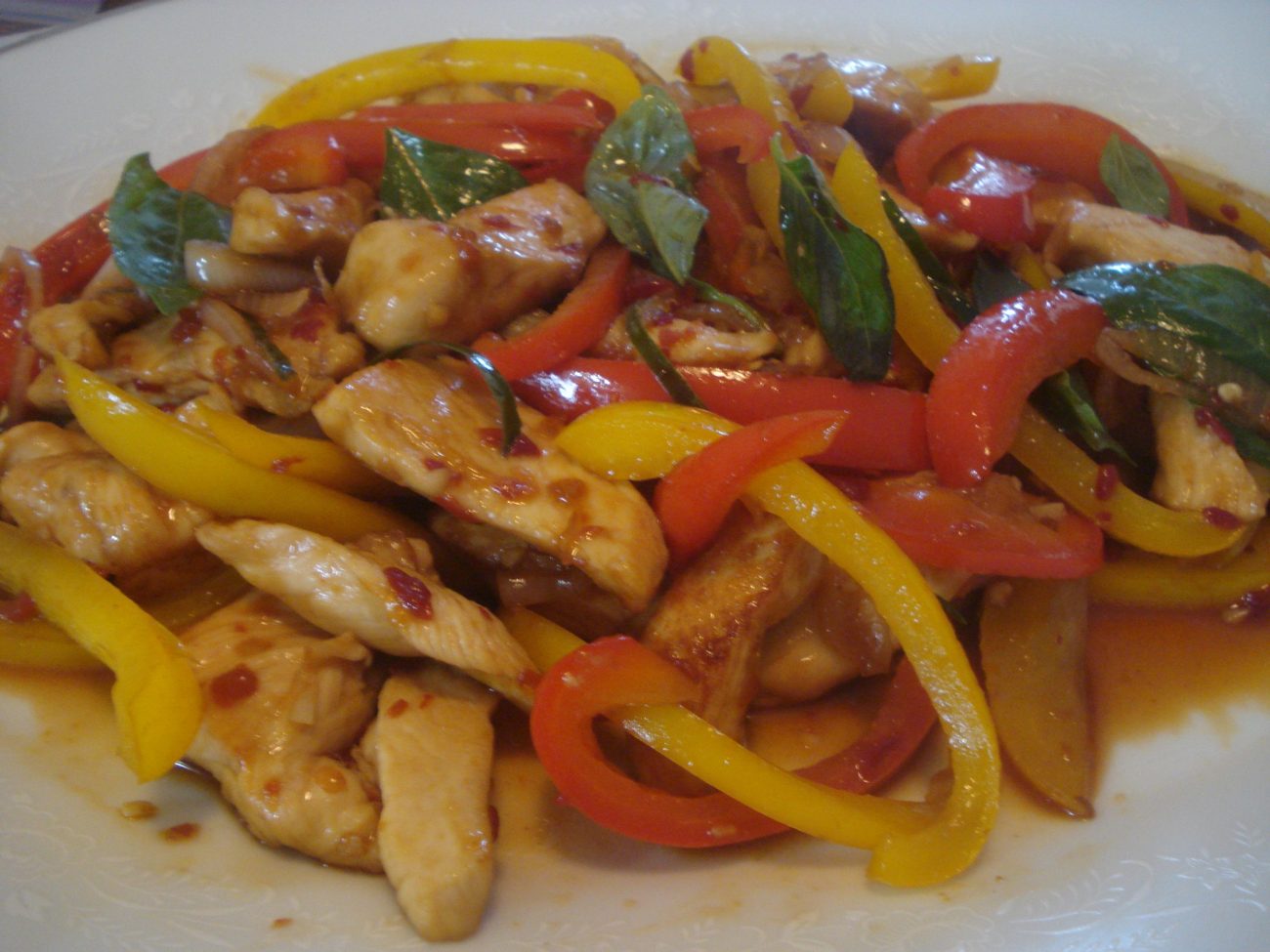 Thai-style Chicken in Sweet Chili Sauce