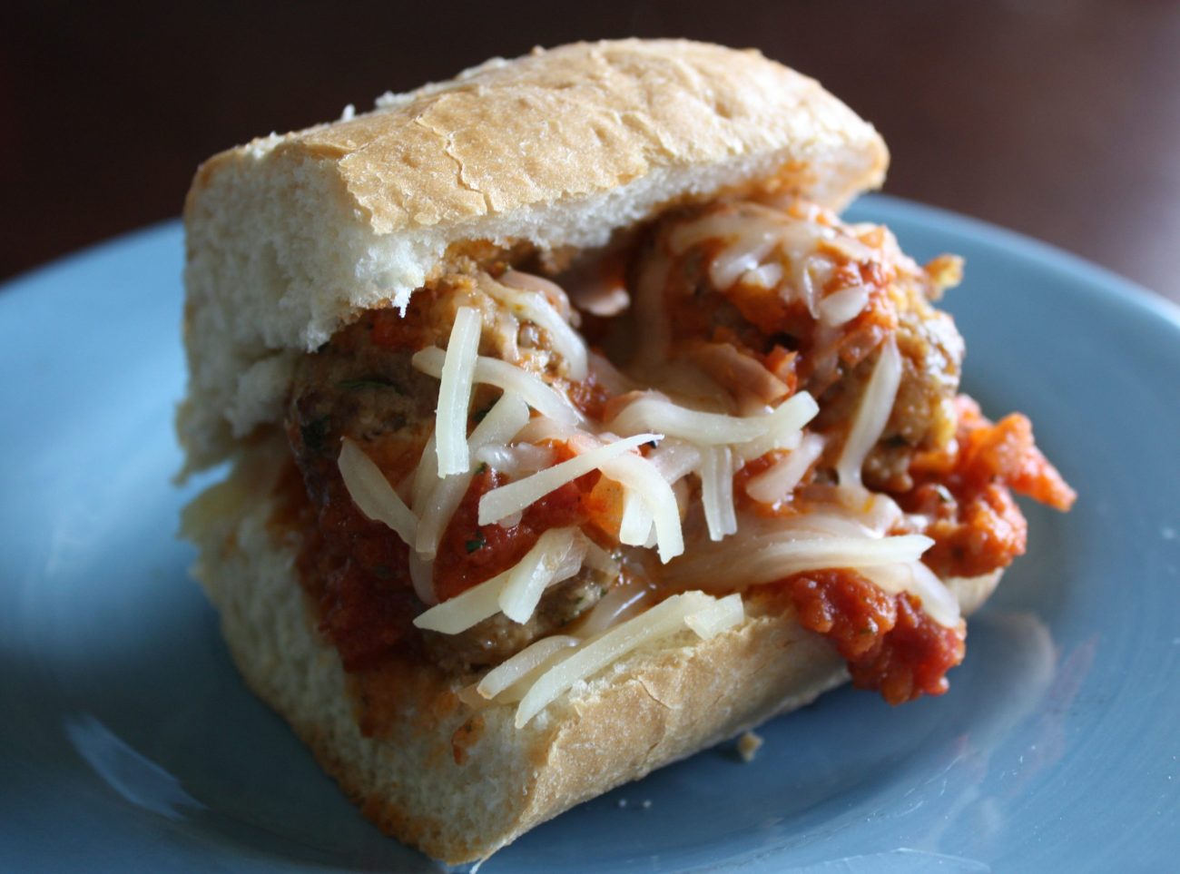 Ina Gartens Meatball Sandwich