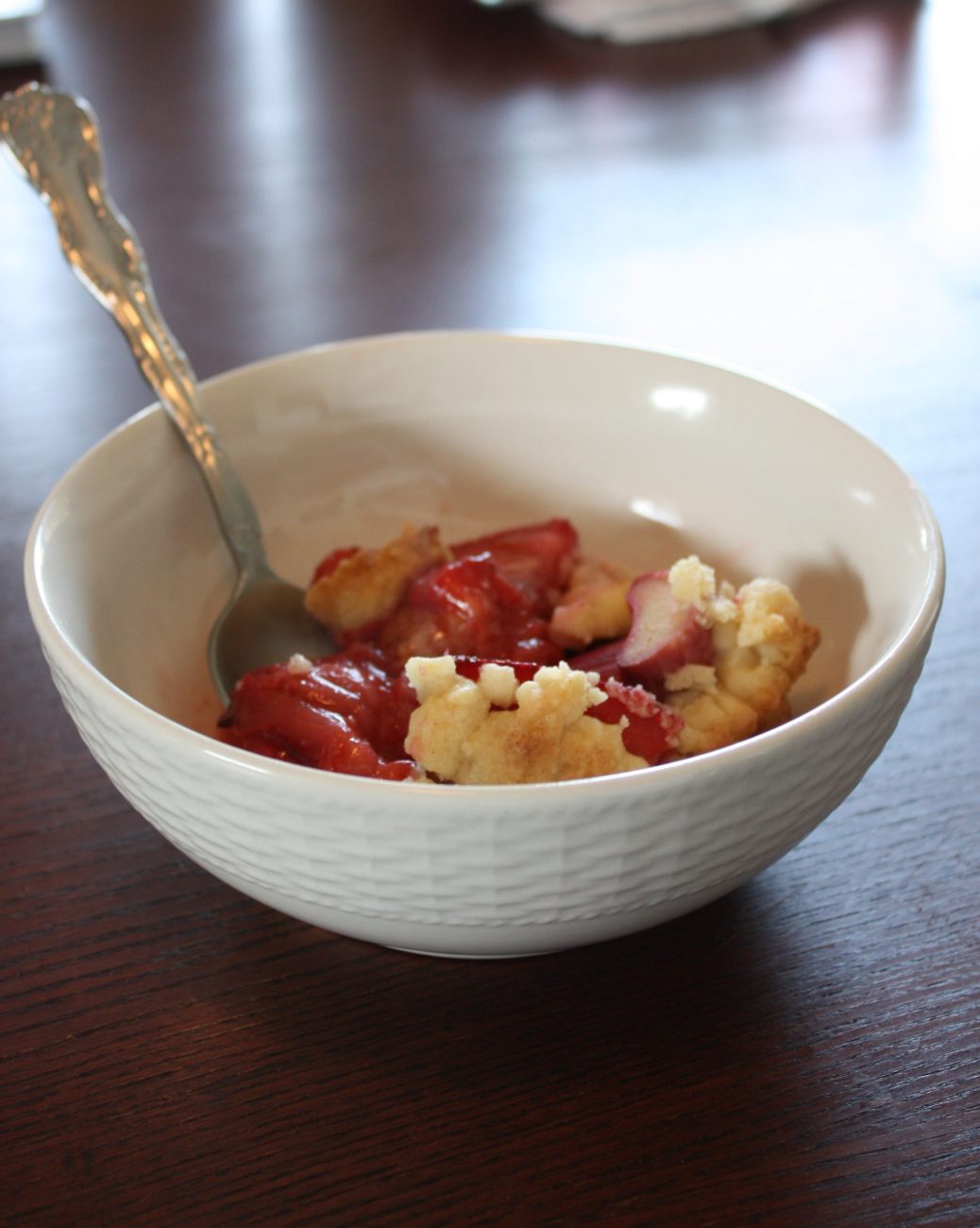 Strawberry-Rhubarb Crumble