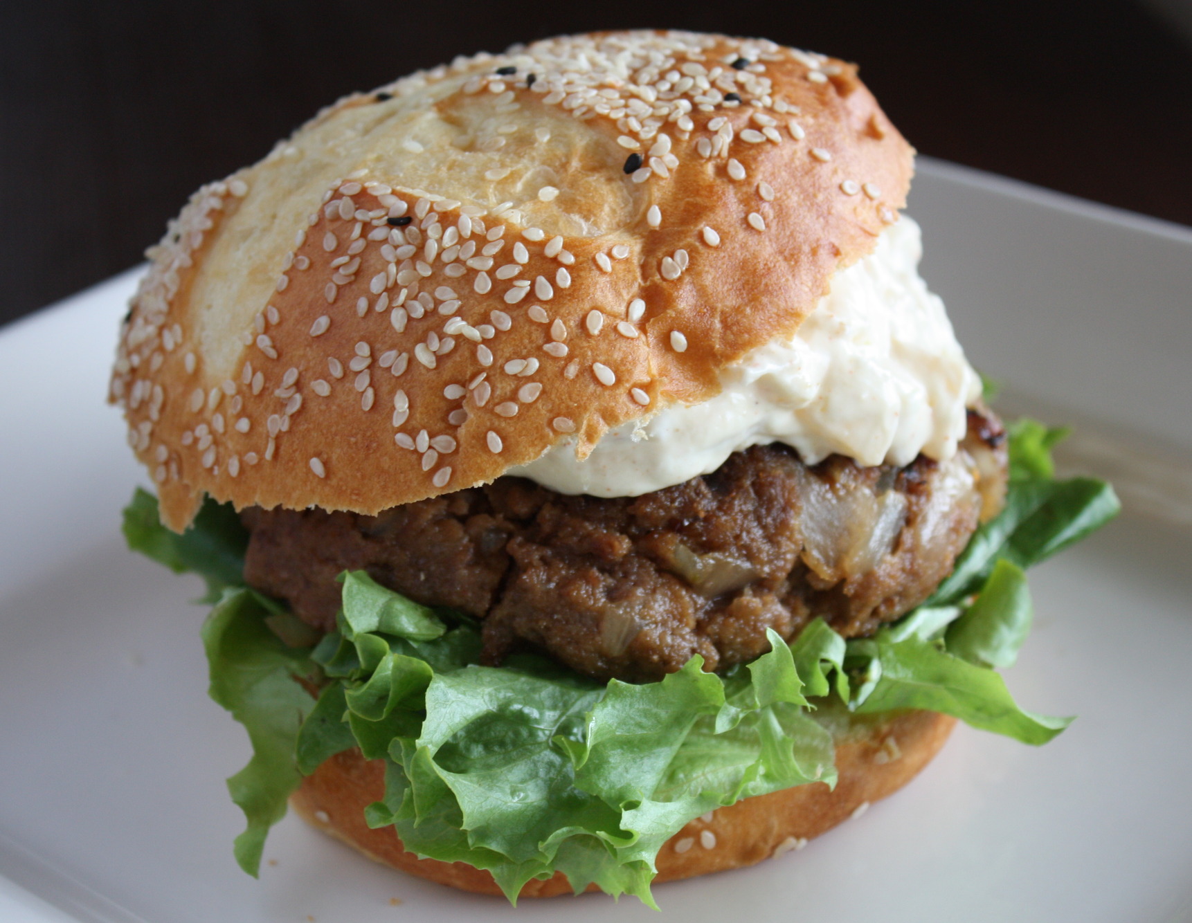 Caramelized Onion Burgers - A Big Mouthful