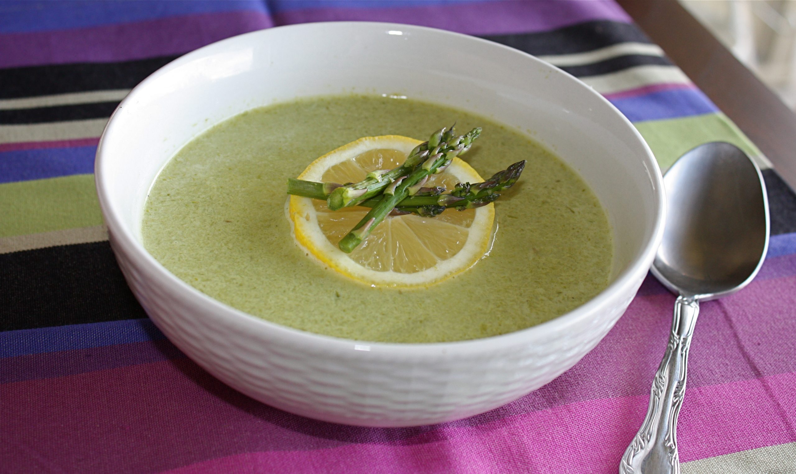Cream of Asparagus Soup - A Big Mouthful