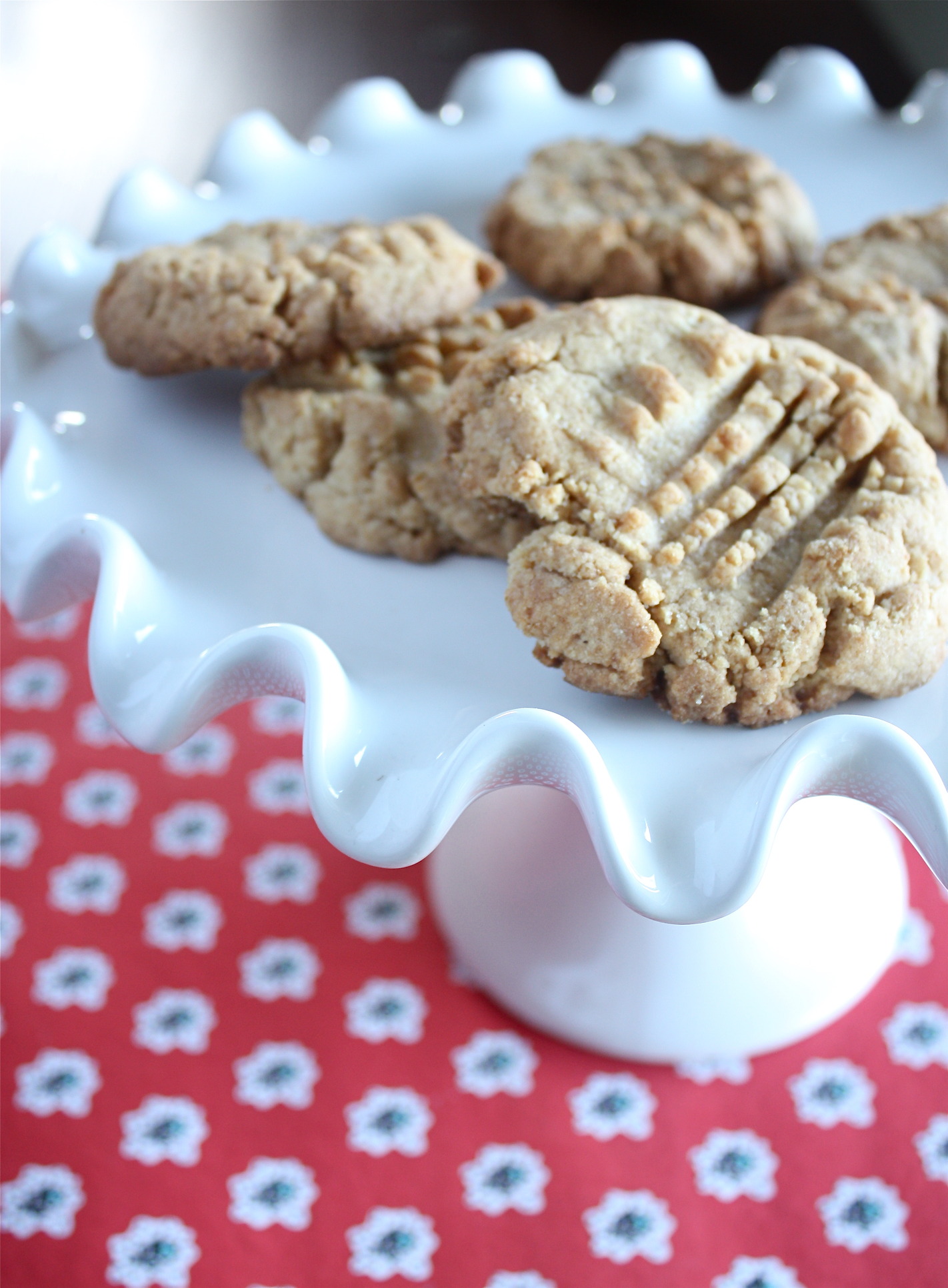 Peanut Butter Cookies - A Big Mouthful
