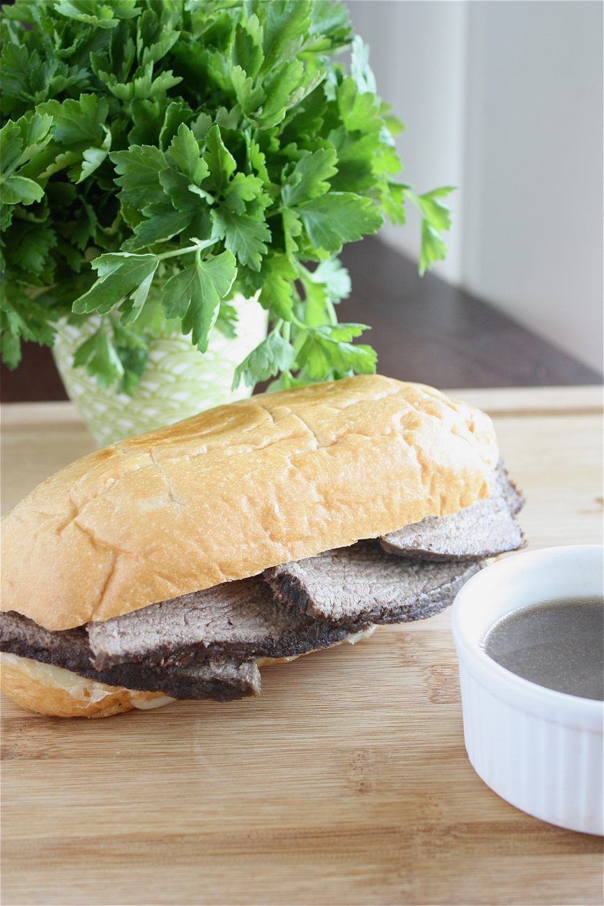 Slow Cooker French Dip Sandwiches