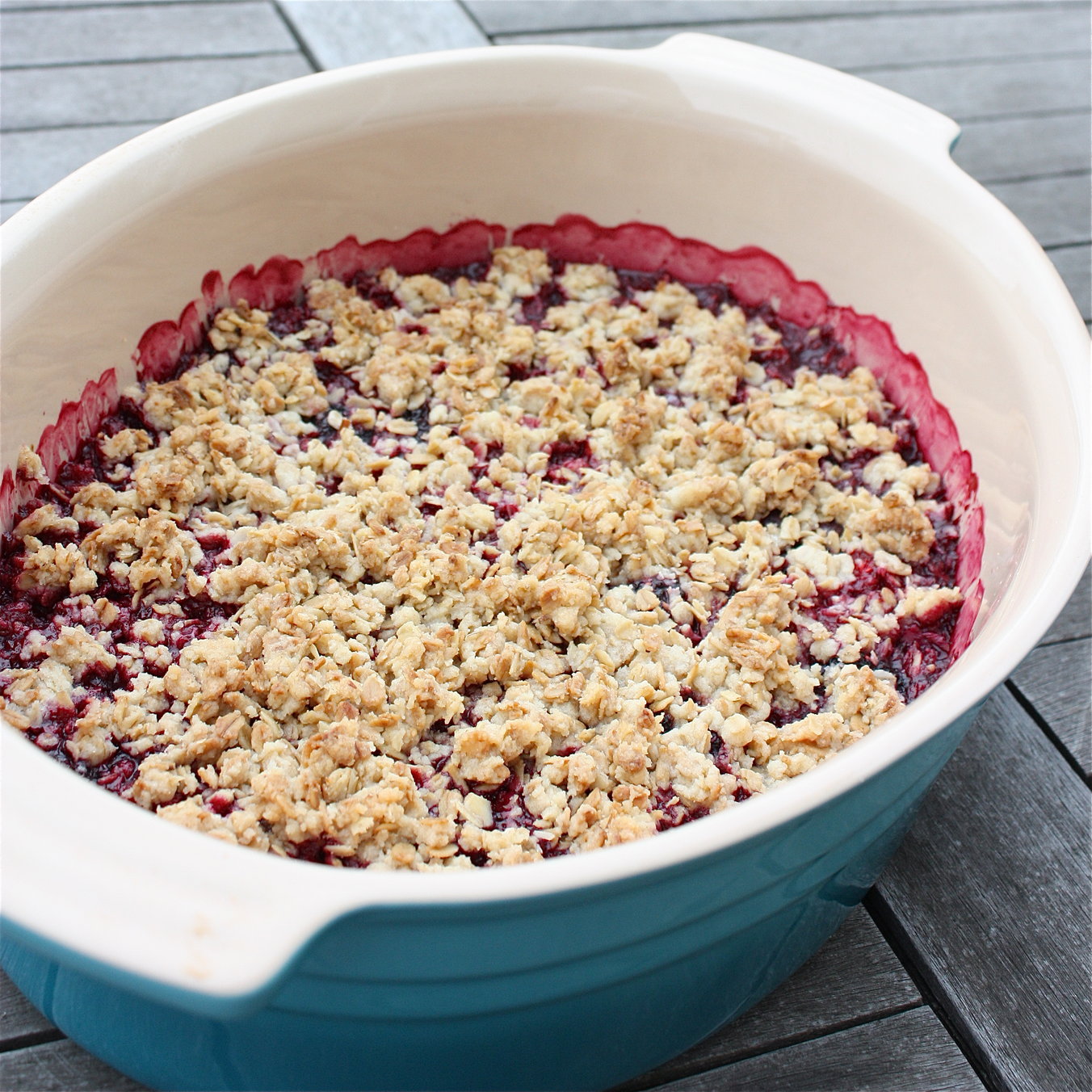 Mixed Berry Crumble - A Big Mouthful