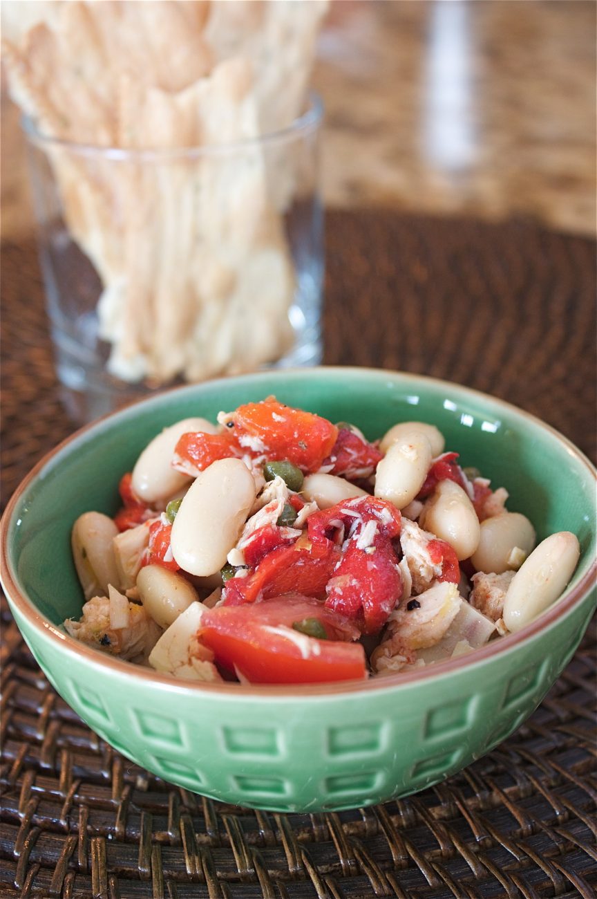 Lemony Tuna and White Bean Salad