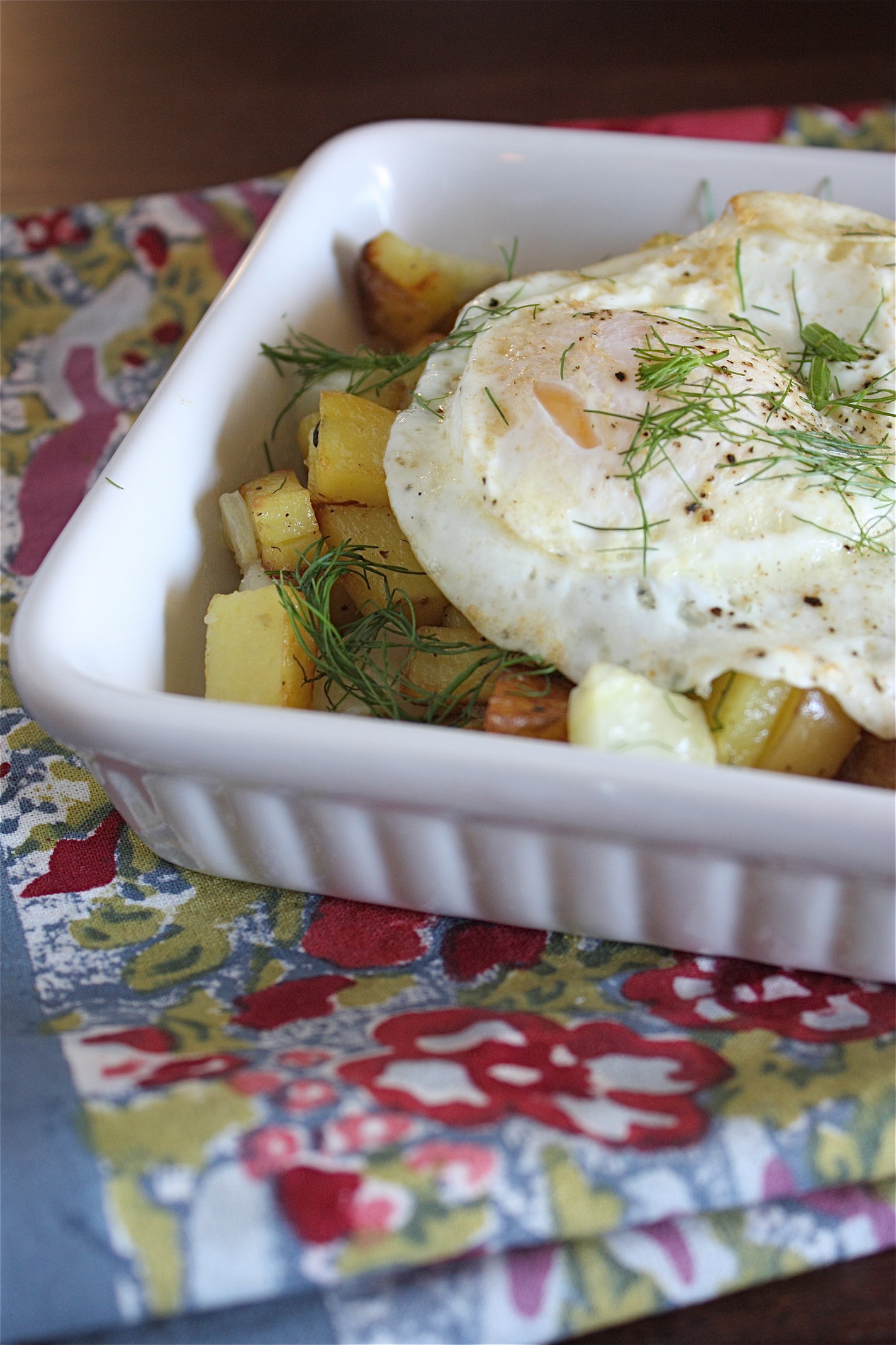 Potato Fennel Hash - A Big Mouthful