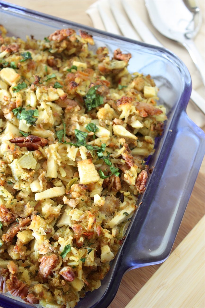 Mom’s Sausage, Apple and Pecan Stuffing