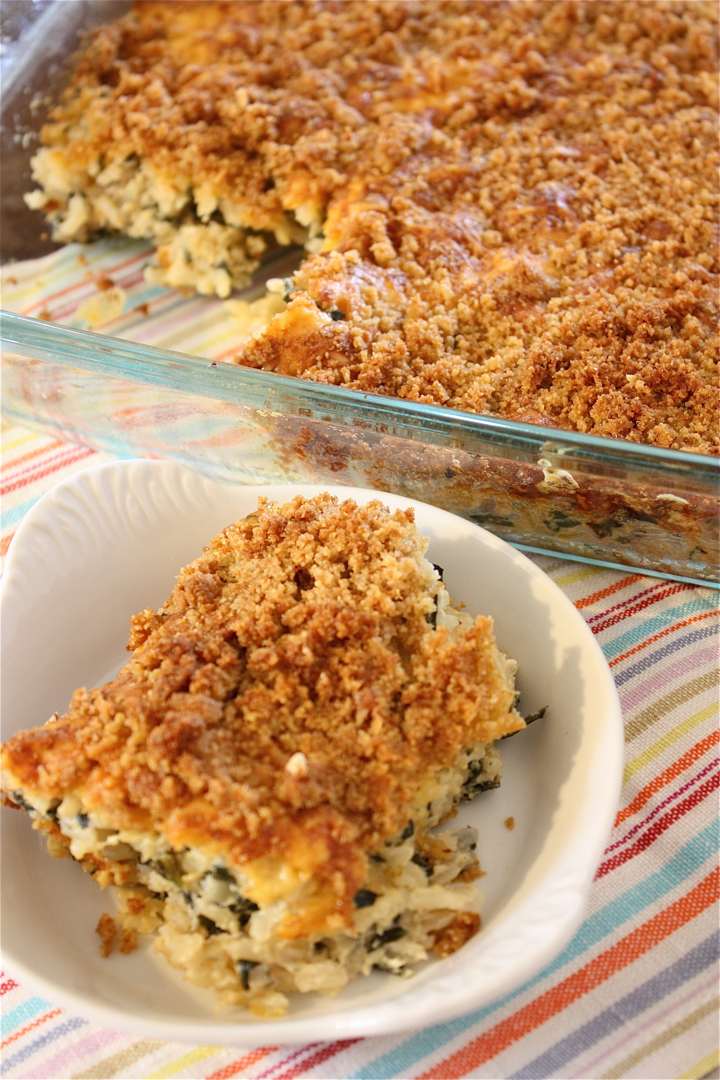 Kale and Brown Rice Gratin A Big Mouthful