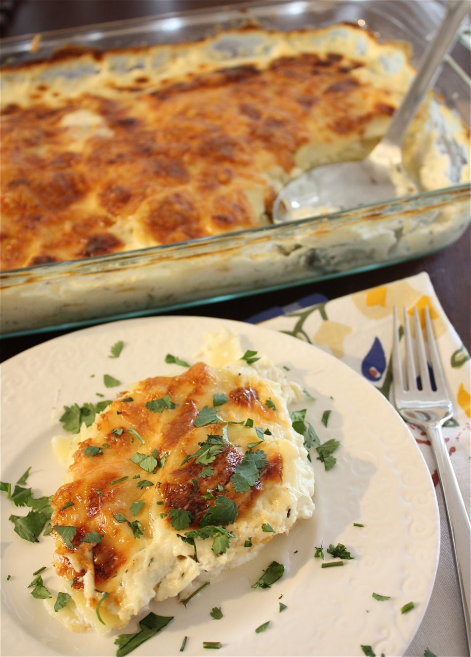 Scalloped Potato and Parsnip Au Gratin