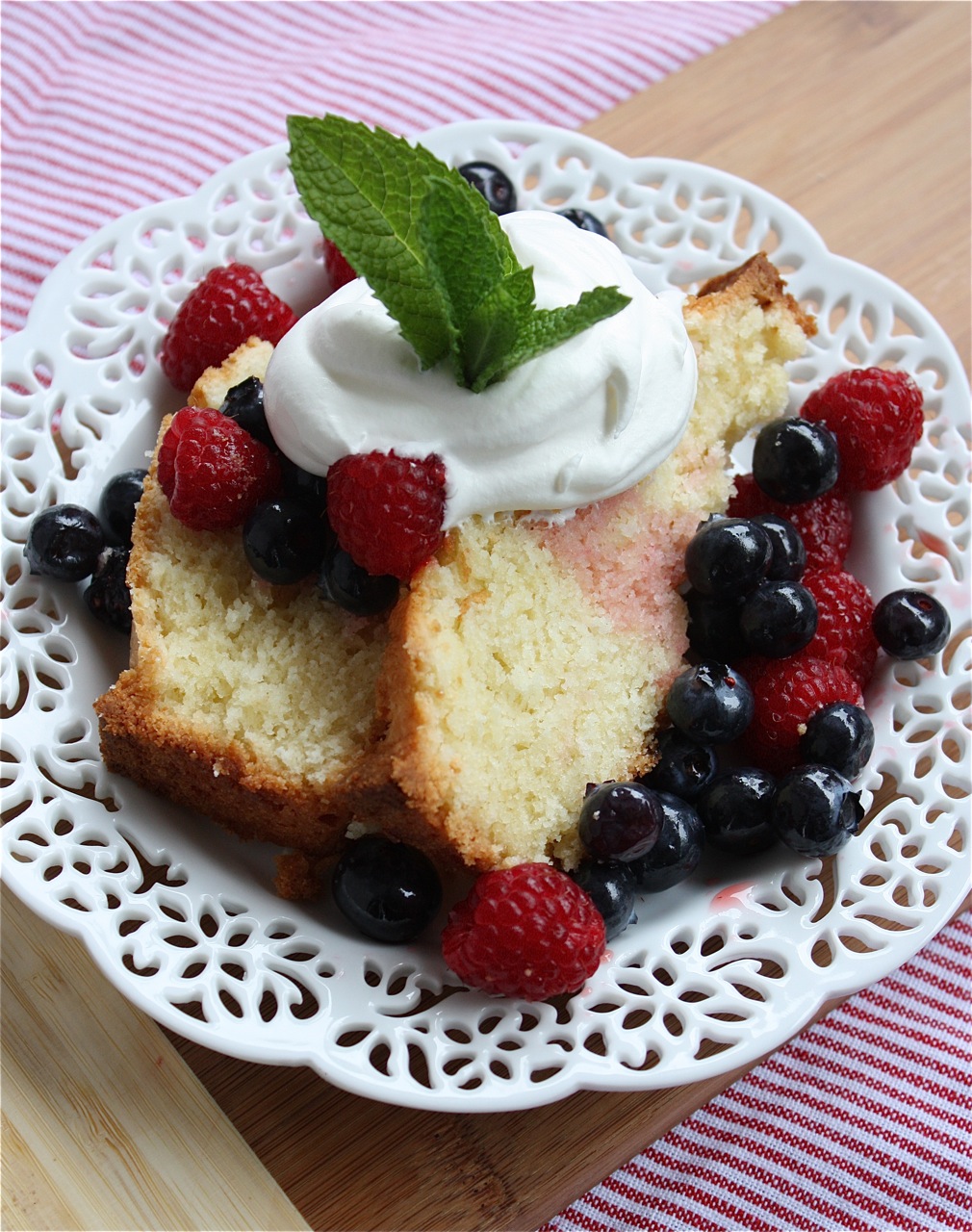 Dorie Greenspan’s Perfection Pound Cake Topped with Summer Berries