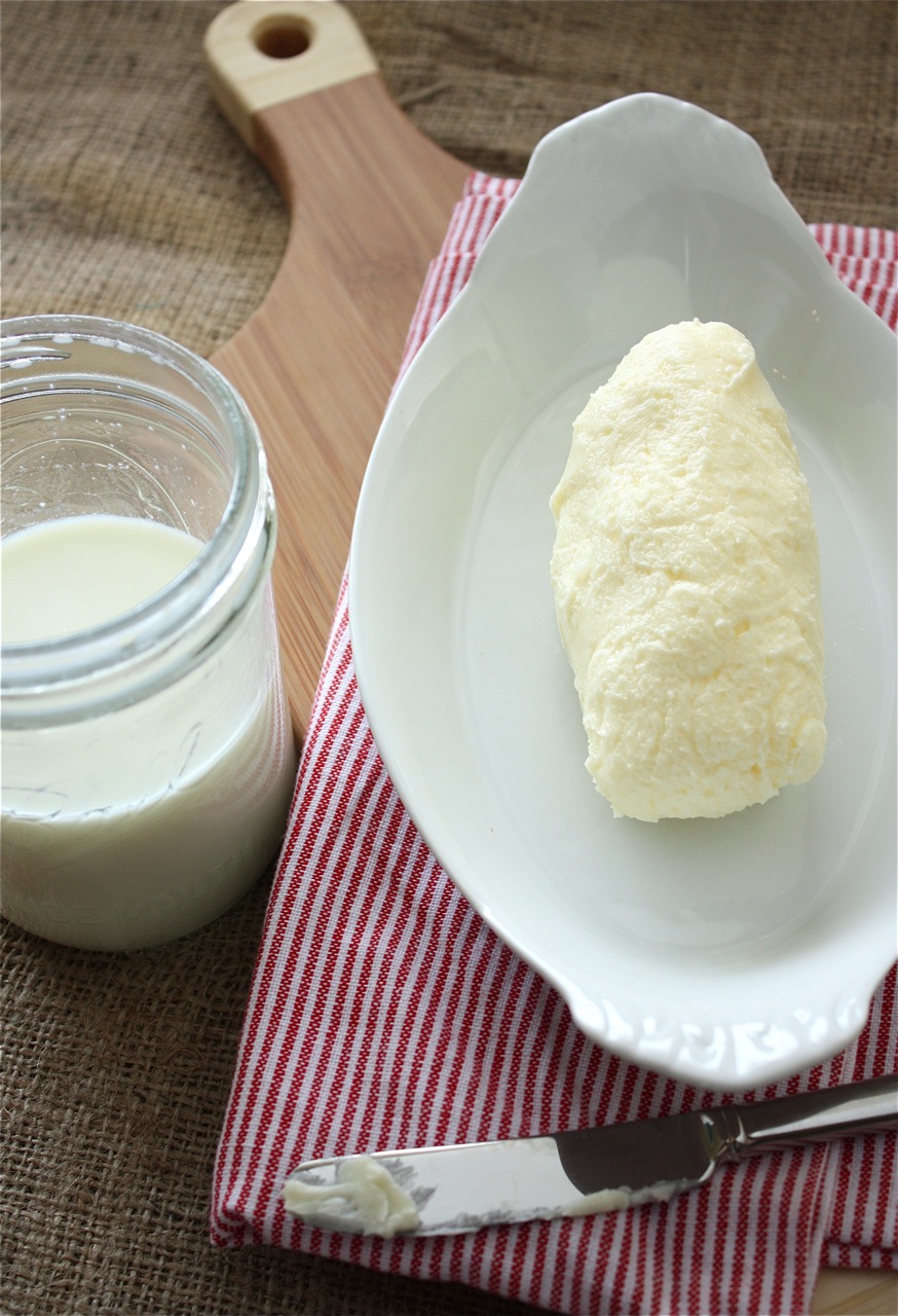 Homemade Butter and Buttermilk