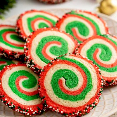 Christmas Pinwheel Cookies