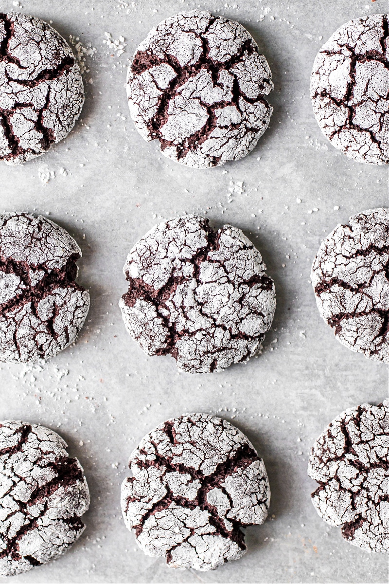 Chocolate Crinkle Cookies