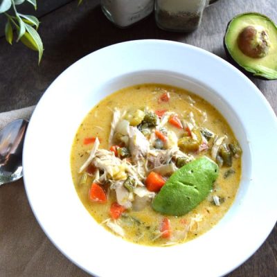 chicken poblano soup