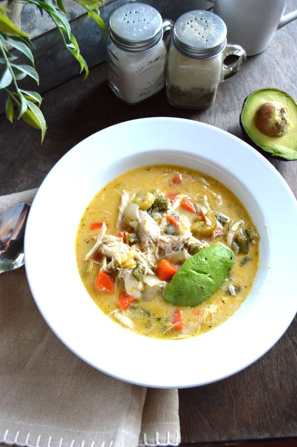 Chicken Poblano Soup